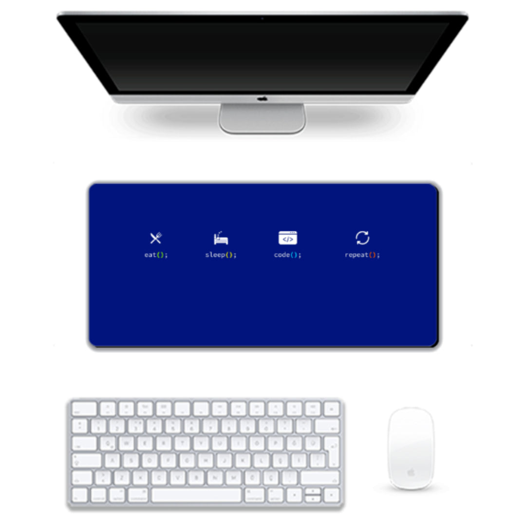 Gaming Pad - Eat Sleep Code Repeat - 6 Color Option