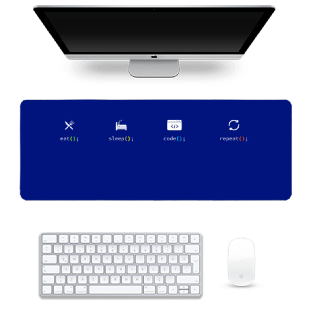 Gaming Pad - Eat Sleep Code Repeat - 6 Color Option