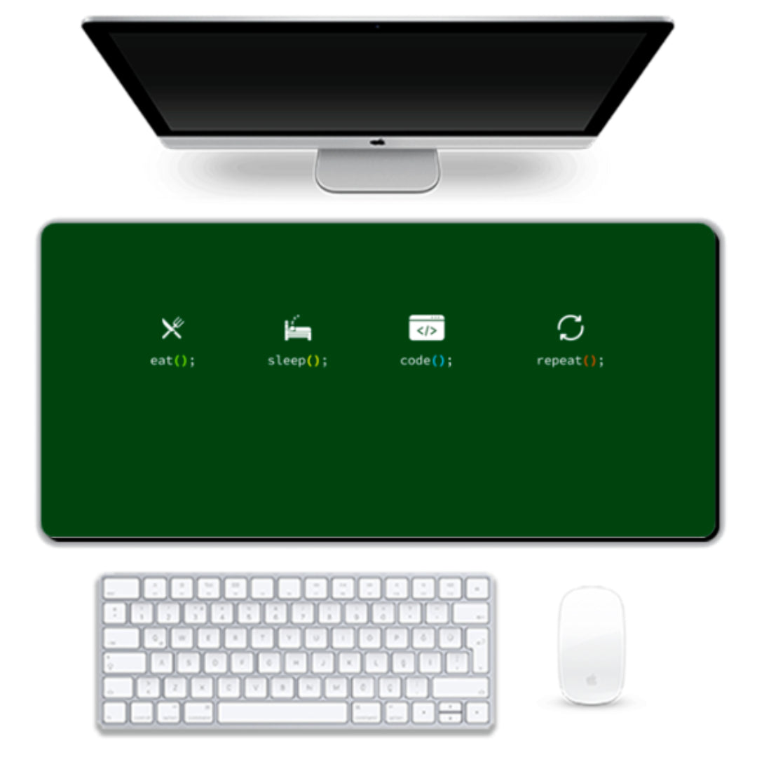 Gaming Pad - Eat Sleep Code Repeat - 6 Color Option