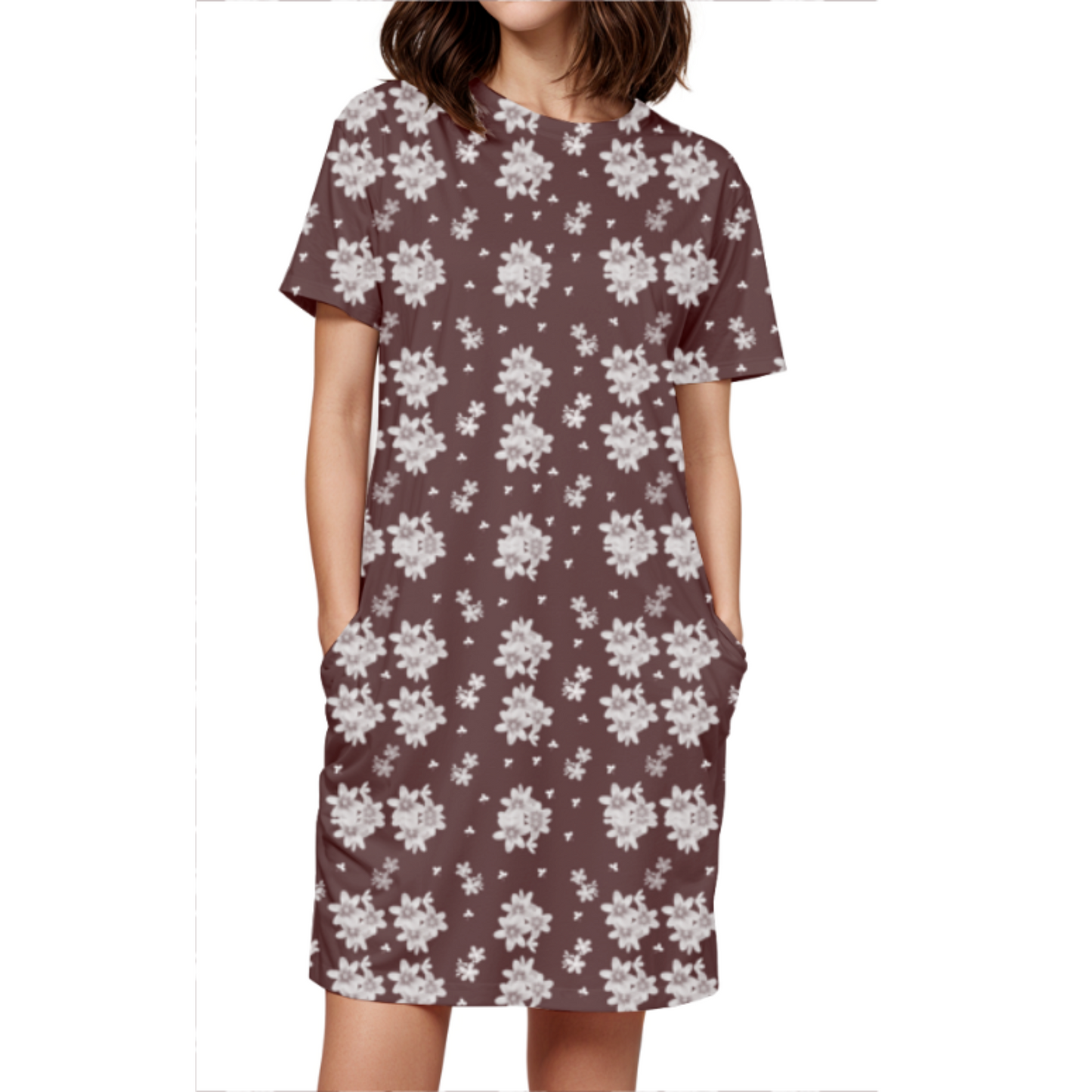 Printed T-shirt Dress #CJ003