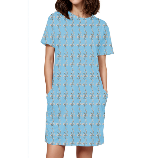 Printed T-shirt Dress #CJ013