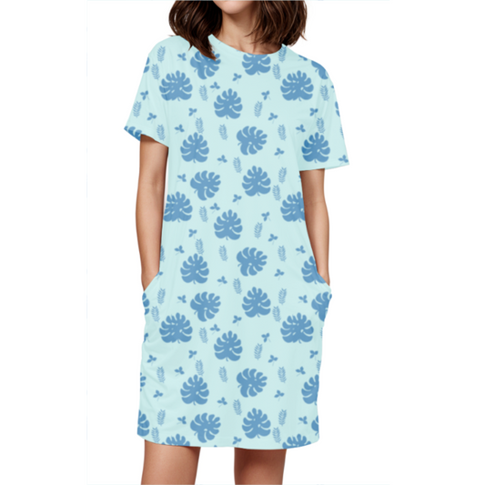 Printed T-shirt Dress #CJ015
