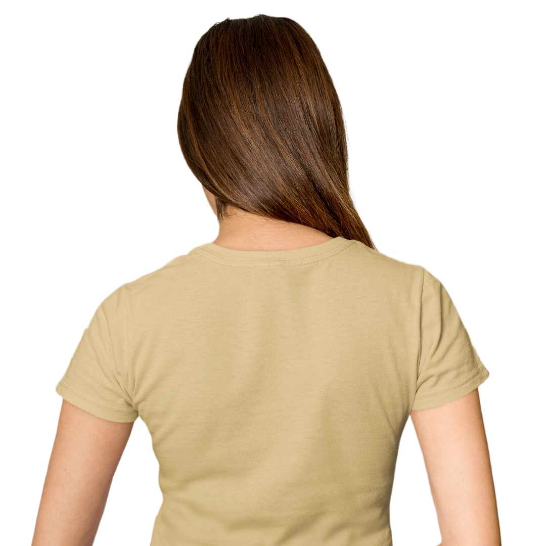 Women's T-shirt - Beige (Plain)