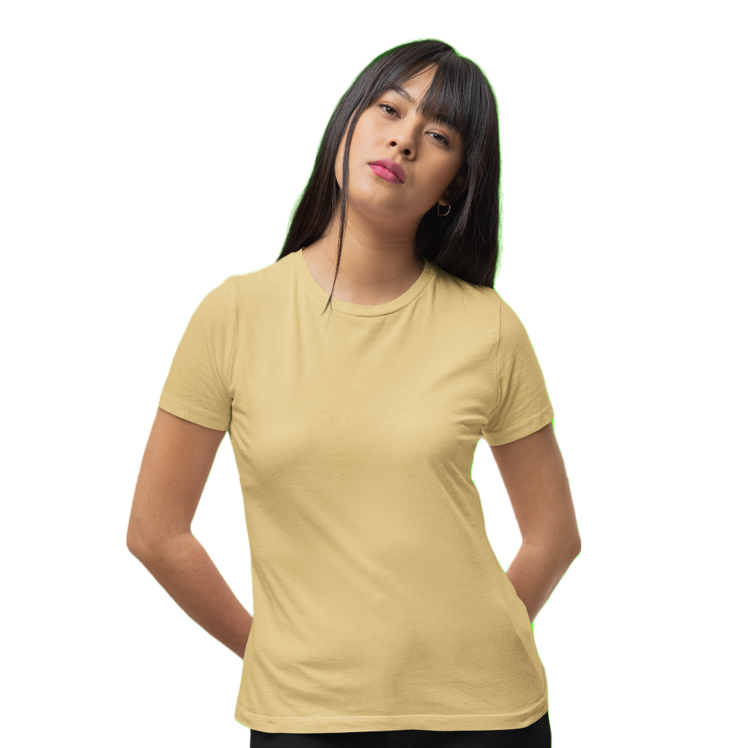Unisex T-shirt - Beige (Plain)