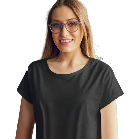 Women's T-shirt - Black (Plain)