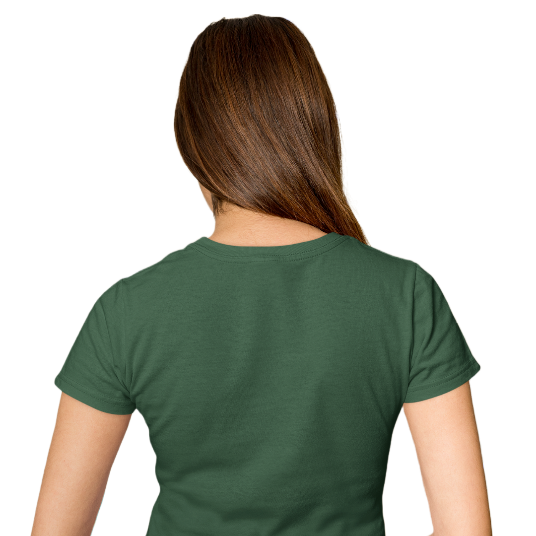 Women's T-shirt - Bottle Green (Plain)