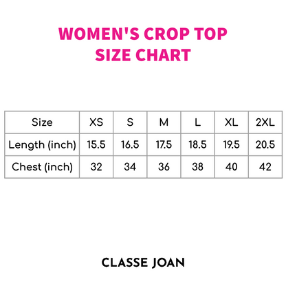 Women's Crop Top - Light Pink (Plain)