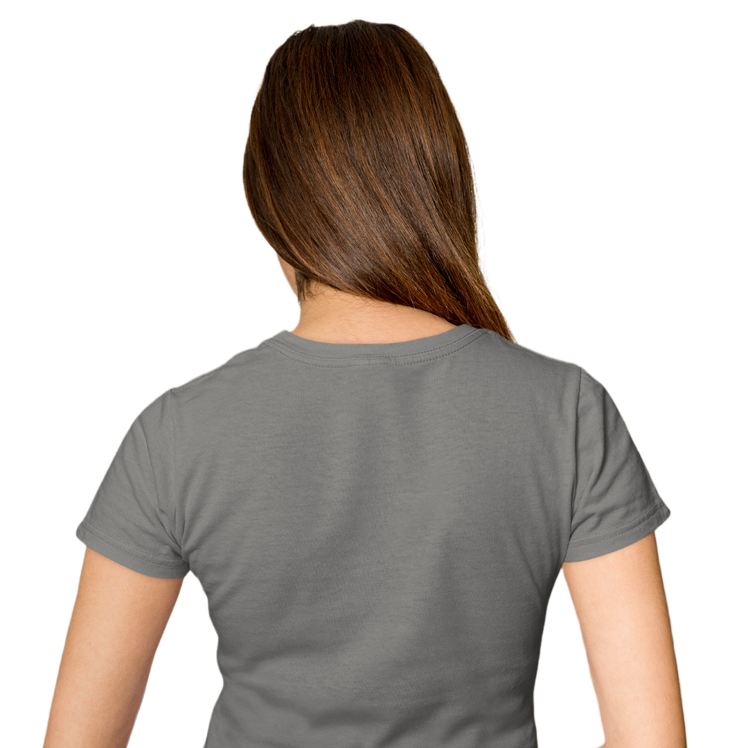 Women's T-shirt - Charcoal Melange (Plain)