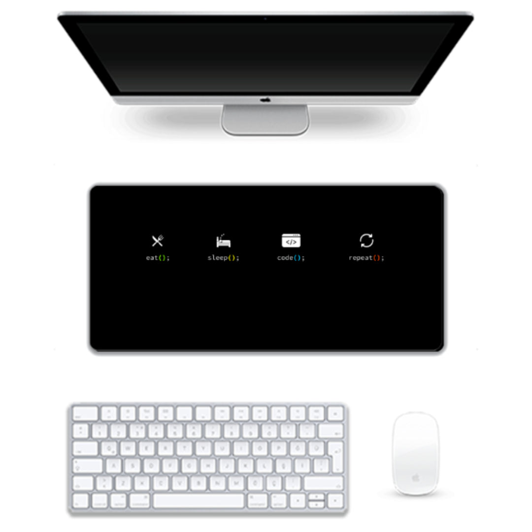 Gaming Pad - Eat Sleep Code Repeat - 6 Color Option