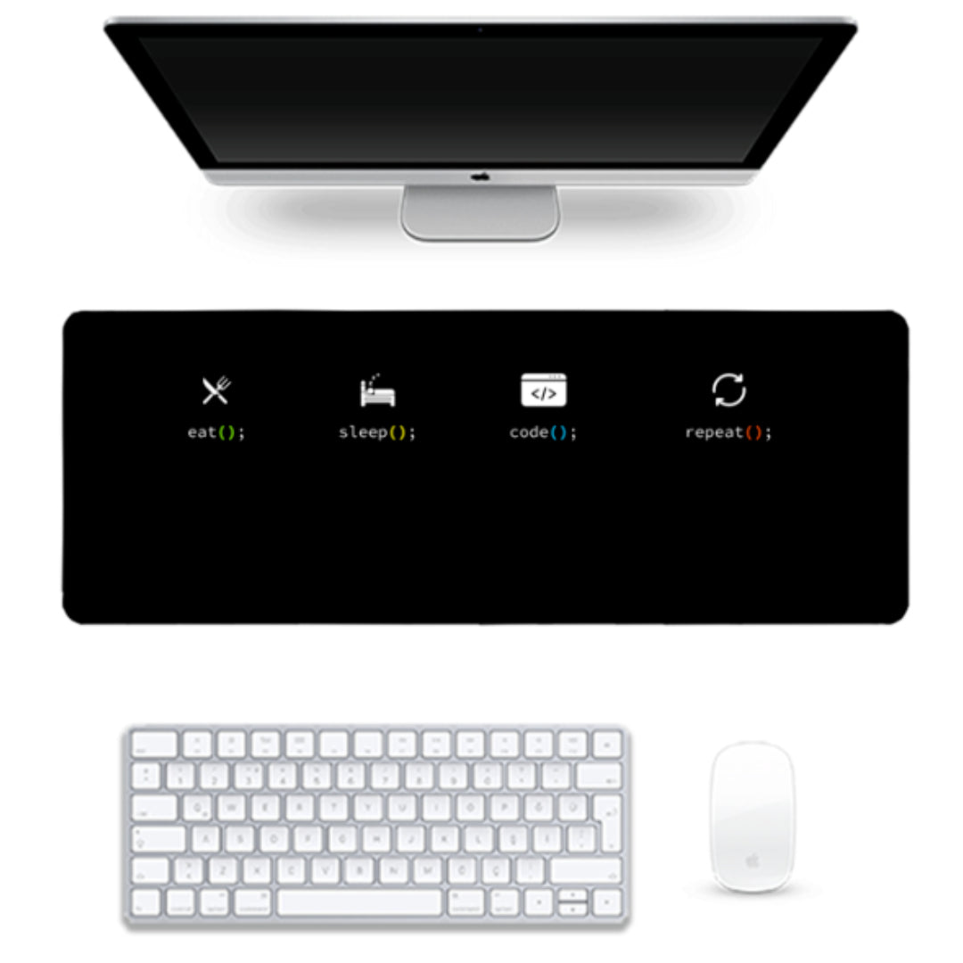 Gaming Pad - Eat Sleep Code Repeat - 6 Color Option