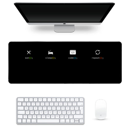 Gaming Pad - Eat Sleep Code Repeat - 6 Color Option