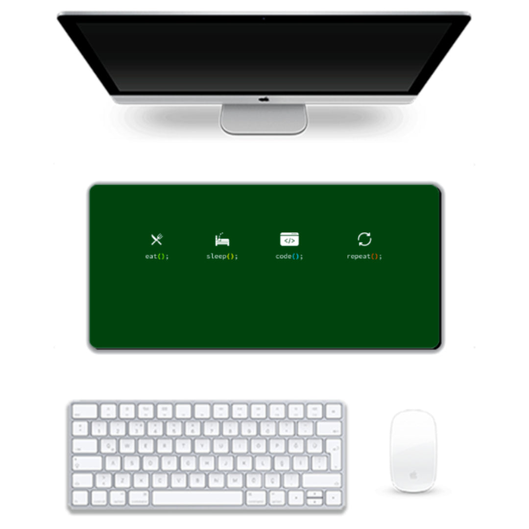 Gaming Pad - Eat Sleep Code Repeat - 6 Color Option