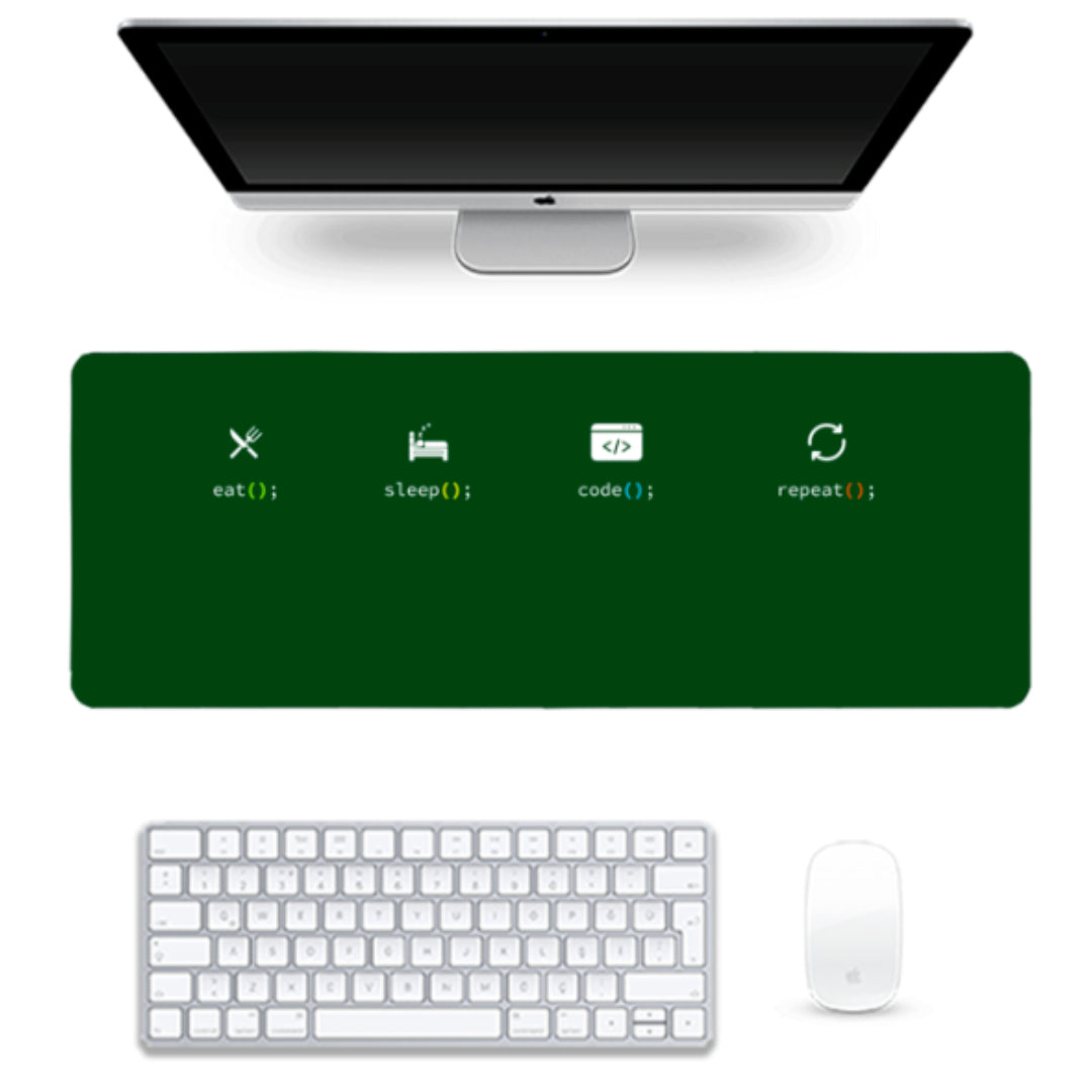 Gaming Pad - Eat Sleep Code Repeat - 6 Color Option