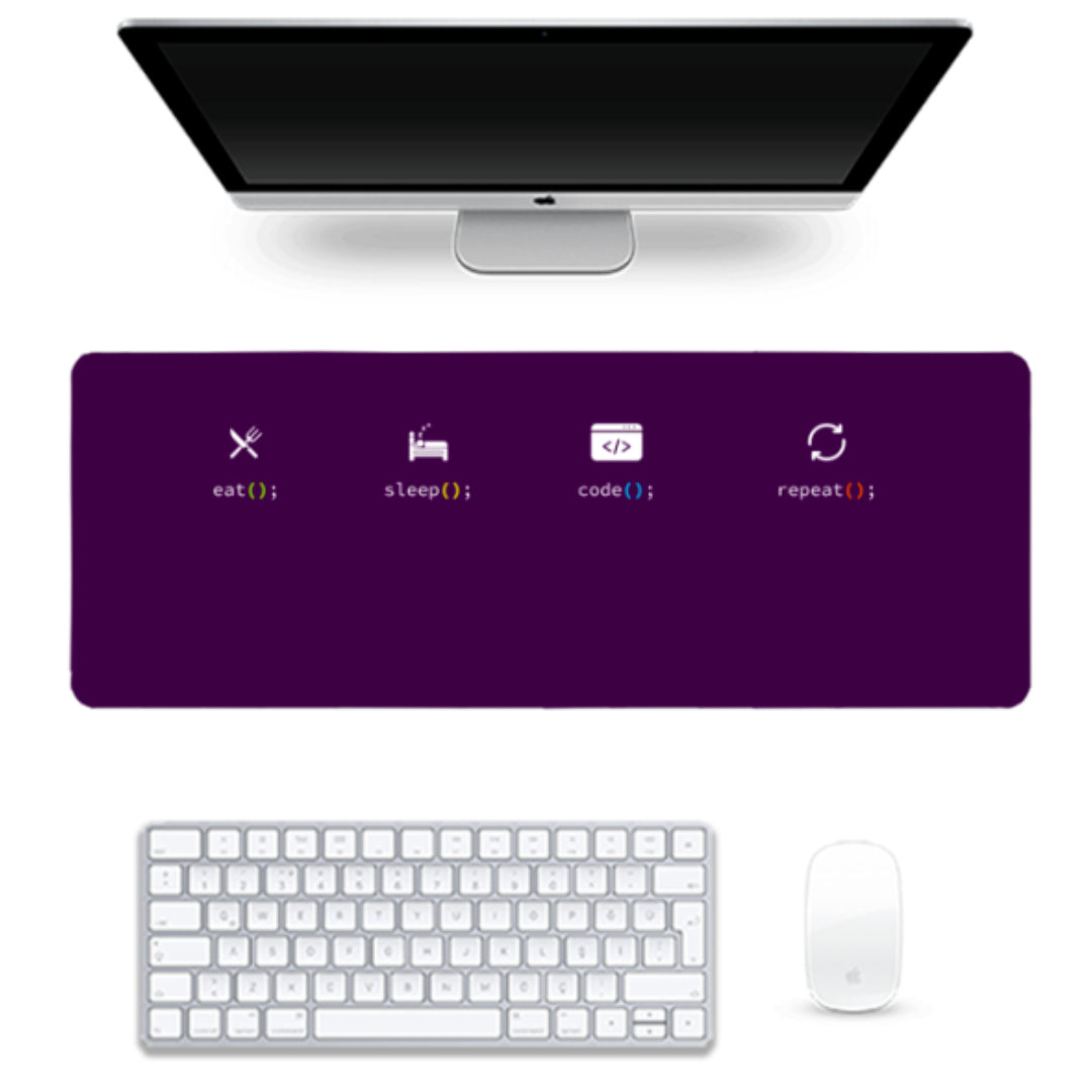 Gaming Pad - Eat Sleep Code Repeat - 6 Color Option