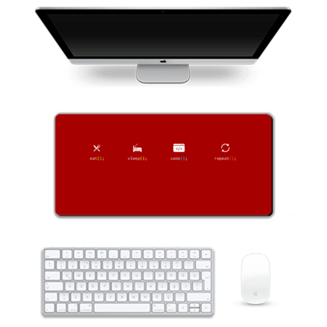 Gaming Pad - Eat Sleep Code Repeat - 6 Color Option