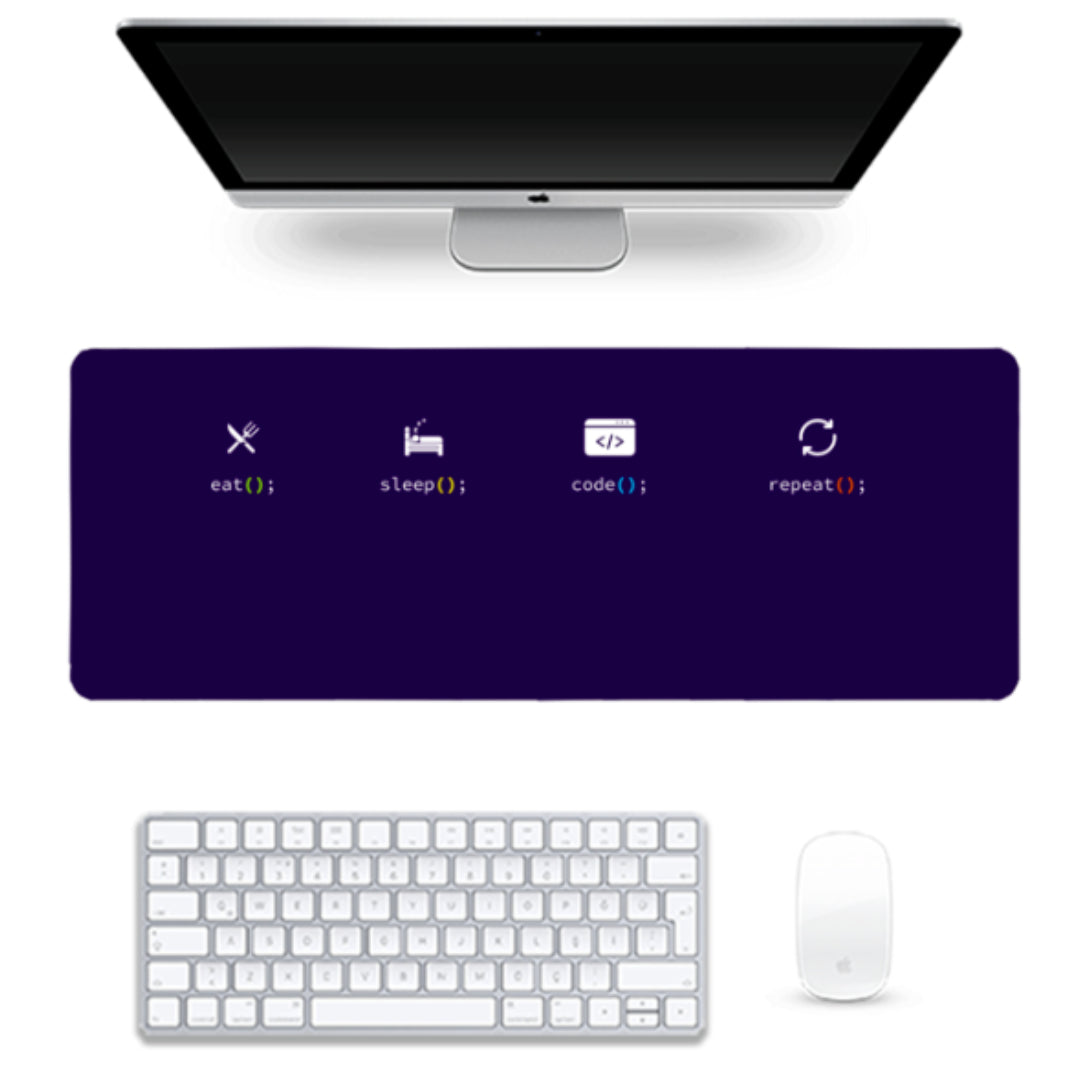 Gaming Pad - Eat Sleep Code Repeat - 6 Color Option