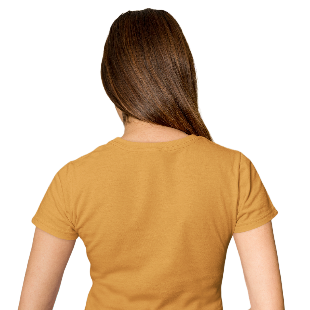 Women's T-shirt - Golden Yellow (Plain)