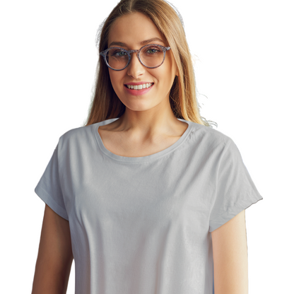 Women's T-shirt - Grey Melange (Plain)