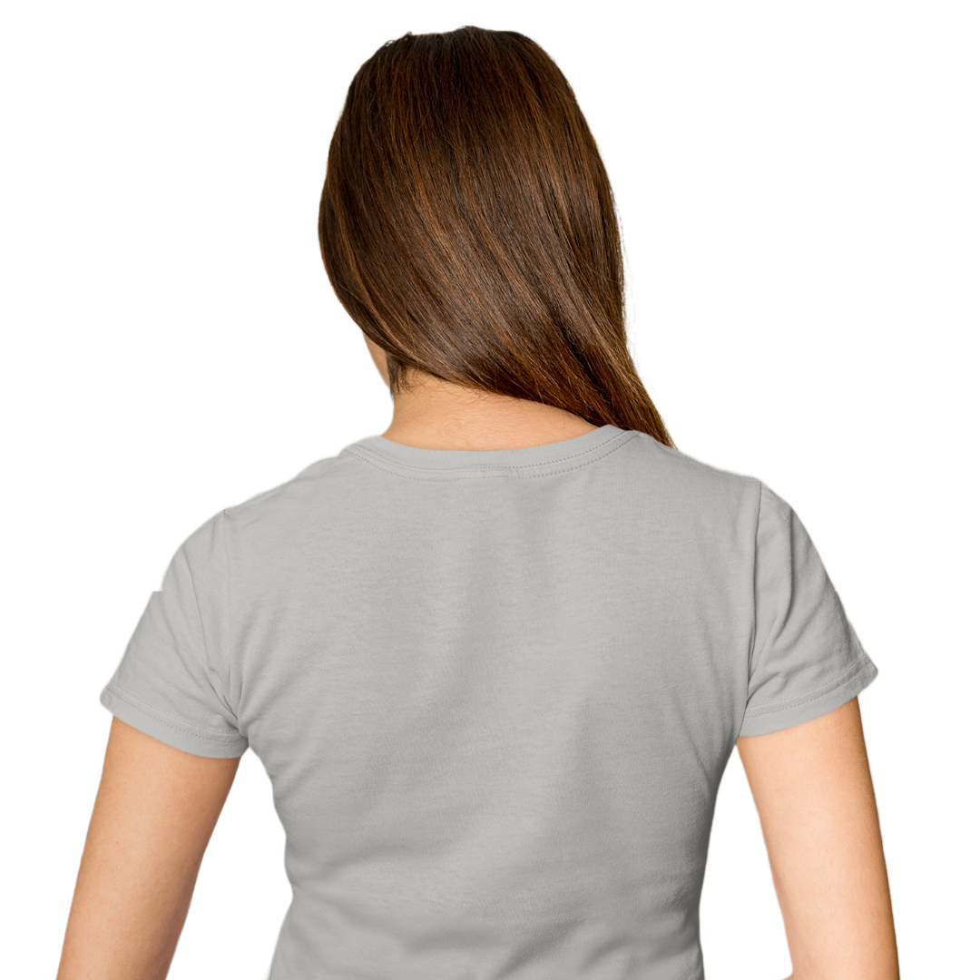 Women's T-shirt - Grey Melange (Plain)