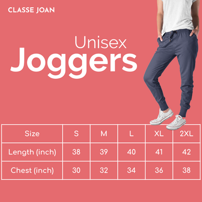 Unisex Joggers - Grey Melange