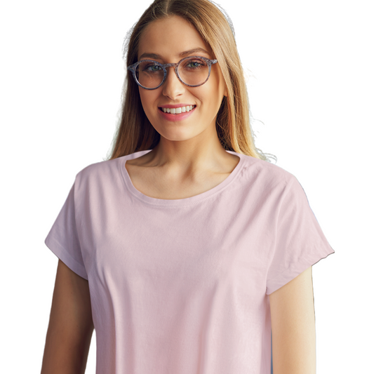 Women's T-shirt - Light Baby Pink (Plain)