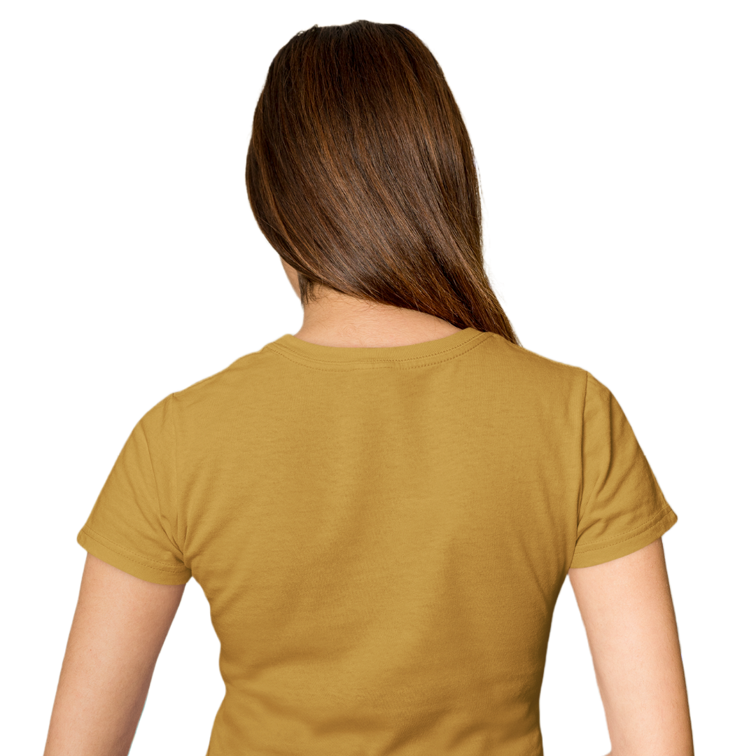 Women's T-shirt - Mustard Yellow (Plain)