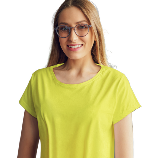 Women's T-shirt - New Yellow (Plain)