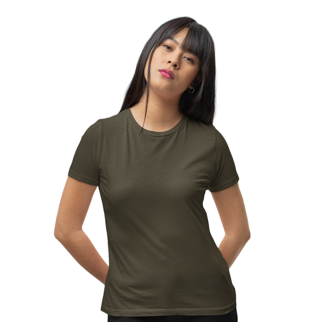 Unisex T-shirt - Olive Green (Plain)
