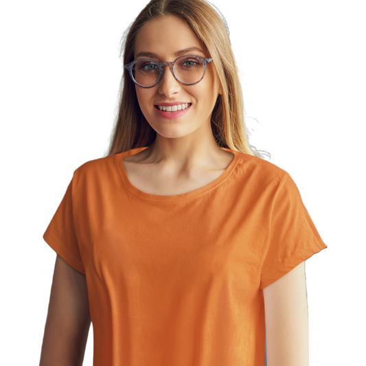 Women's T-shirt - Orange (Plain)