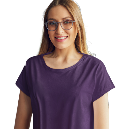 Women's T-shirt - Purple (Plain)