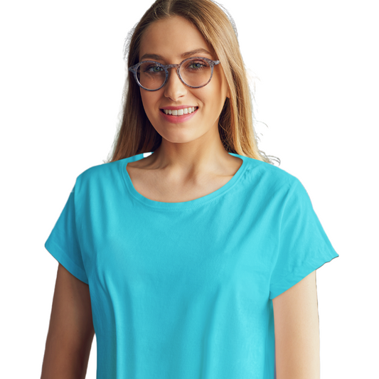 Women's T-shirt - Sky Blue (Plain)